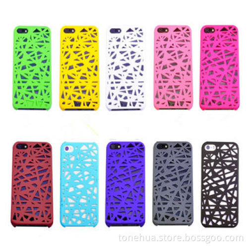 Hollow-out Bird's Nest Smart Hard Protective Cover for iPhone 4/4S, Comfortable to Use
